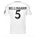 Real Madrid Jude Bellingham #5 Domácí Dres 2024-25 Krátkým Rukávem